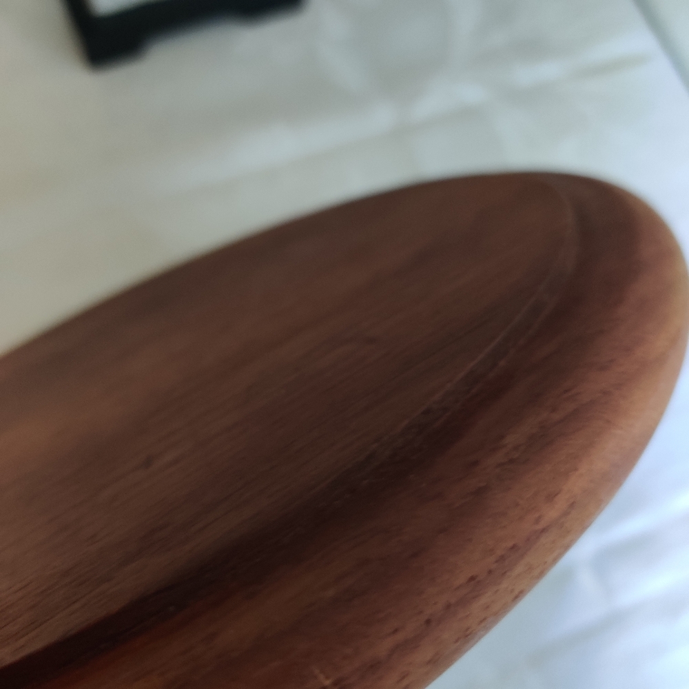 Vintage Goodwood Teak Wood Footed Board Base - Picture 2 of 6